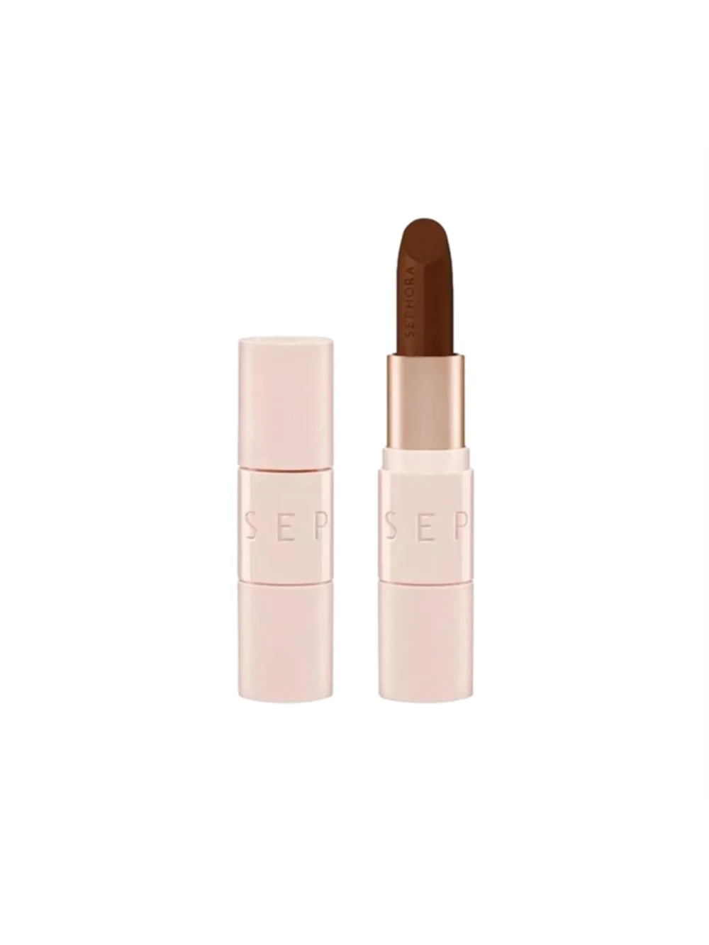 Matte Brown Lipstick Sephora Obsessed-23, long lasting
